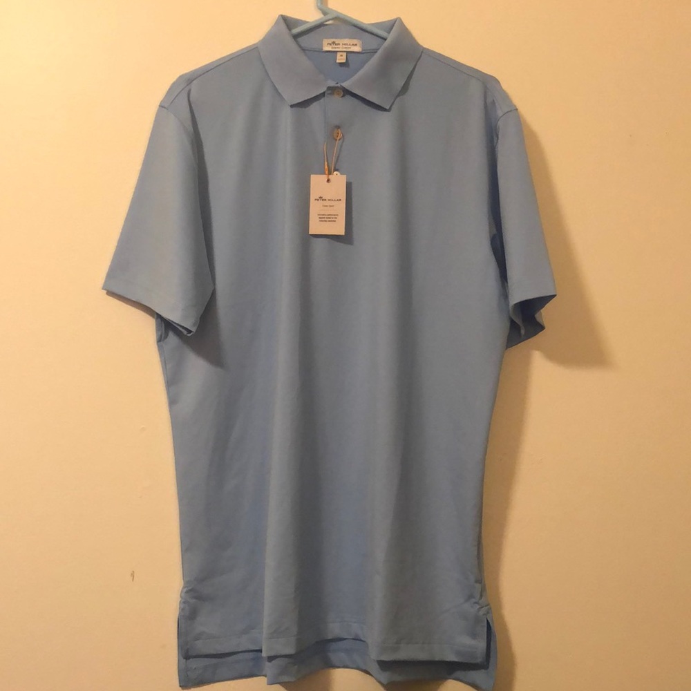 Peter Millar Solid Performance Polo - Size M - New With Tags!